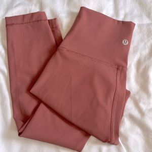 Lululemon 25” wunder under high rise leggings